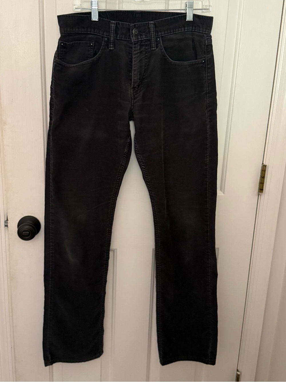 Levi's Black Corduroy Men’s 514 Pants